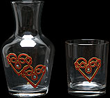 Water Set in Double Love Knot design