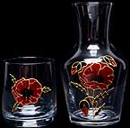 Water Set in Poppy design
