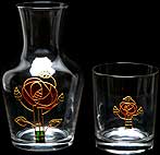 Water Set in Mackintosh Pink Rose design