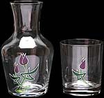 Water Set in Mackintosh Tulip design