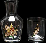 Water Set in Lily Nouveau design